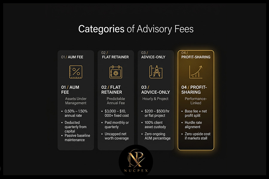 different types of financial advisory costs