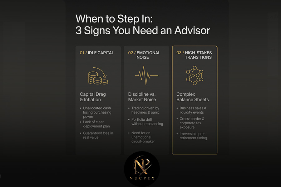 the details of when and how to work with a financial advisor